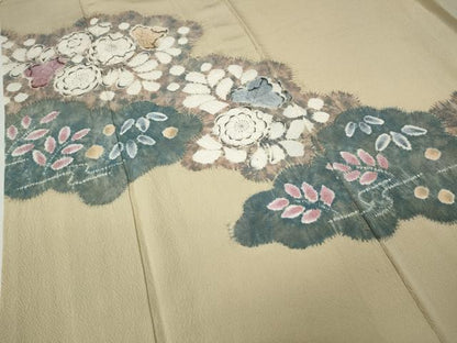 平和屋着物●訪問着 辻が花 絞り 正絹 逸品 CAAZ2730ut