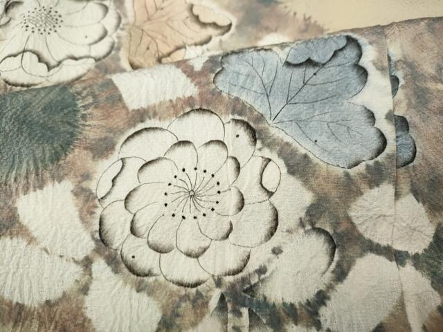 平和屋着物●訪問着 辻が花 絞り 正絹 逸品 CAAZ2730ut