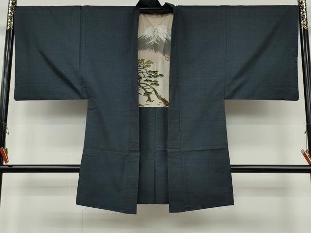平和屋着物●男性　本場大島紬　アンサンブル　100亀甲　総詰め　正絹　逸品　CAAZ2751ut