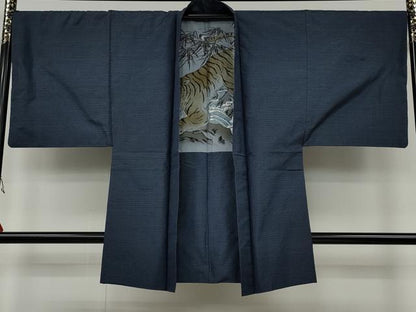 平和屋着物●男性　本場大島紬　アンサンブル　吉祥文　富山織物謹製　証紙付き　正絹　逸品　CAAZ2754ut