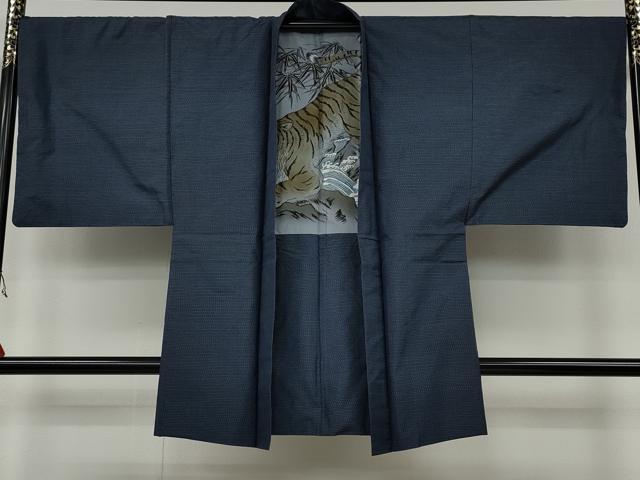 平和屋着物●男性　本場大島紬　アンサンブル　吉祥文　富山織物謹製　証紙付き　正絹　逸品　CAAZ2754ut