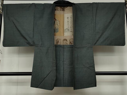 平和屋着物●男性 本場大島紬 アンサンブル 100亀甲 総詰め 正絹 逸品 CAAZ2780ut