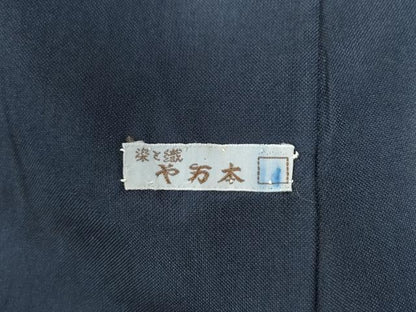 平和屋着物●本場大島紬 7マルキ 陶器花唐草文 正絹 逸品 CAAZ2804yc