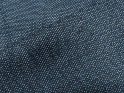 平和屋着物●男性　お召　アンサンブル　100亀甲　正絹　逸品　未使用　CAAZ2806yc