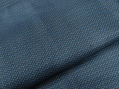 平和屋着物●男性　お召　アンサンブル　100亀甲　正絹　逸品　未使用　CAAZ2806yc
