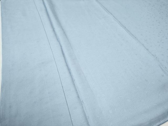 平和屋着物●本加賀友禅作家 藤村加泉監修 色無地 花唐草地紋 淡藤色 正絹 逸品 未使用 CAAZ2822yc