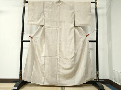 平和屋着物●本塩沢 110亀甲 枝花文 正絹 逸品 CAAZ2823yc