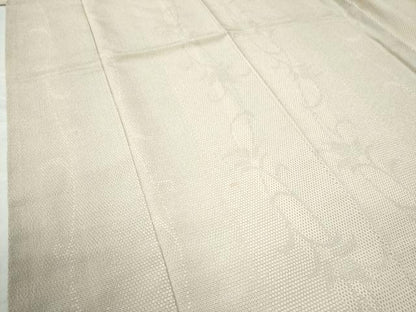 平和屋着物●本塩沢 110亀甲 枝花文 正絹 逸品 CAAZ2823yc