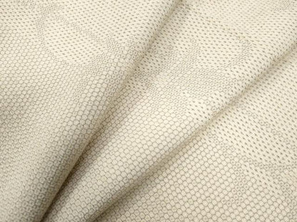 平和屋着物●本塩沢 110亀甲 枝花文 正絹 逸品 CAAZ2823yc