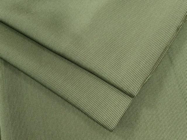 平和屋着物●江戸小紋 万筋 麹塵色×利休鼠色 正絹 逸品 CAAZ2825yc