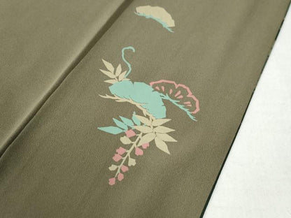 平和屋着物●訪問着　刺繍　浜松文　金彩　正絹　逸品　CAAZ2827yc