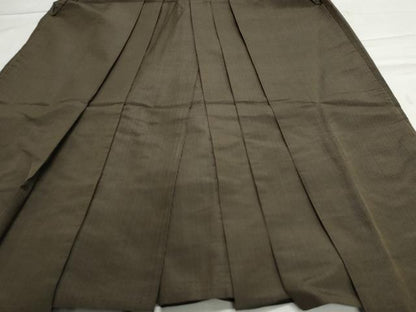 平和屋着物●男性　馬乗り袴　縞　正絹　逸品　CAAZ2851yc