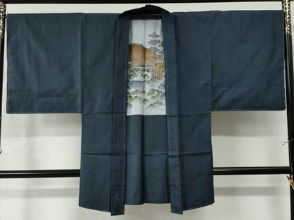 平和屋着物●男性 本場大島紬 アンサンブル 100亀甲 総詰め 正絹 逸品 未使用 CAAZ2861yc