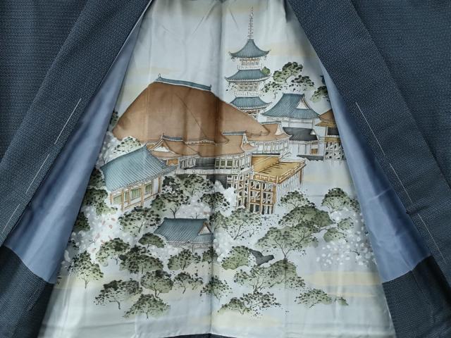 平和屋着物●男性 本場大島紬 アンサンブル 100亀甲 総詰め 正絹 逸品 未使用 CAAZ2861yc