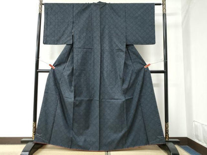 平和屋着物●本場大島紬 7マルキ 吉祥文 正絹 逸品 未使用 CAAZ2880yc
