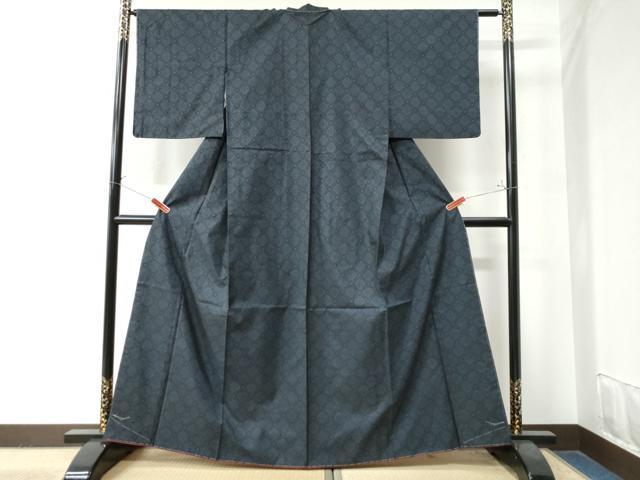 平和屋着物●本場大島紬 7マルキ 吉祥文 正絹 逸品 未使用 CAAZ2880yc