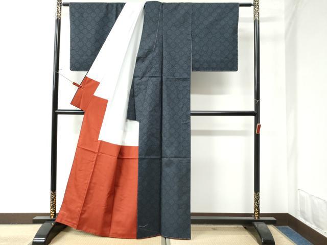 平和屋着物●本場大島紬 7マルキ 吉祥文 正絹 逸品 未使用 CAAZ2880yc