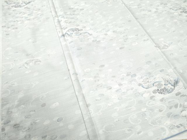 平和屋着物●都喜ヱ門 本場大島紬 白大島 9マルキ 心よせる 藤絹織物謹製 証紙付き 正絹 逸品 CAAZ2925yc