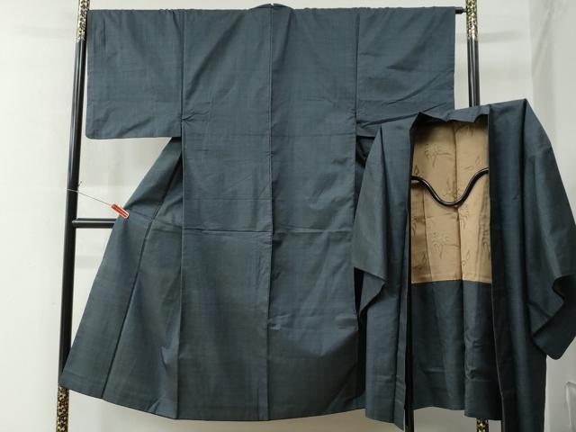 平和屋着物●男性　本場大島紬　アンサンブル　100亀甲　総詰め　正絹　逸品　CAAZ2928yc