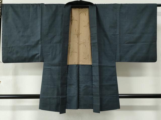 平和屋着物●男性　本場大島紬　アンサンブル　100亀甲　総詰め　正絹　逸品　CAAZ2928yc