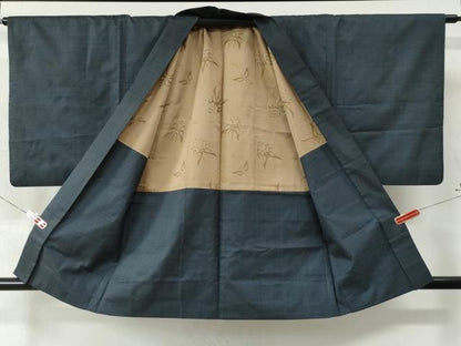 平和屋着物●男性　本場大島紬　アンサンブル　100亀甲　総詰め　正絹　逸品　CAAZ2928yc