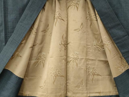 平和屋着物●男性　本場大島紬　アンサンブル　100亀甲　総詰め　正絹　逸品　CAAZ2928yc