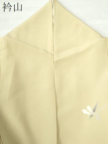 平和屋着物●訪問着 友禅 作家物 枝花文 暈し染め ロング丈 正絹 逸品 CAAZ2940yc