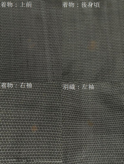 平和屋着物●男性　本場大島紬　アンサンブル　100亀甲　総詰め　正絹　逸品　未使用　CAAZ2953yc