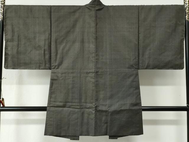 平和屋着物●男性　本場大島紬　アンサンブル　100亀甲　総詰め　正絹　逸品　未使用　CAAZ2953yc