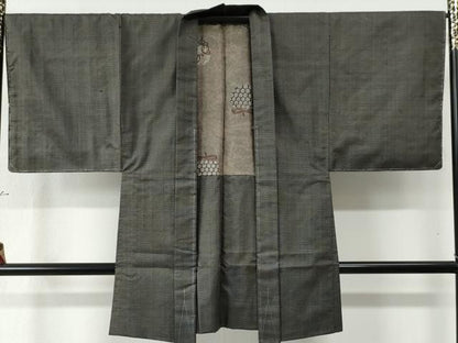 平和屋着物●男性　本場大島紬　アンサンブル　100亀甲　総詰め　正絹　逸品　未使用　CAAZ2953yc