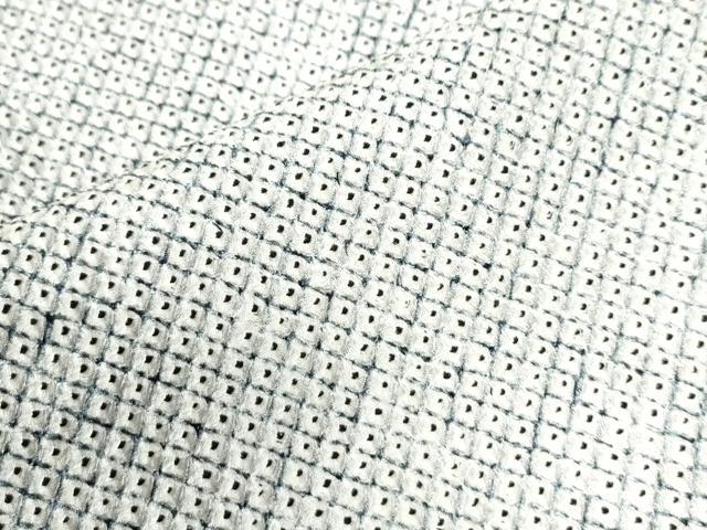 平和屋着物●大変加工の良い総絞り小紋　本疋田絞り　正絹　逸品　CAAZ2965yc