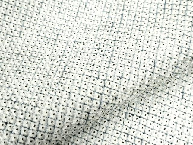 平和屋着物●大変加工の良い総絞り小紋　本疋田絞り　正絹　逸品　CAAZ2965yc