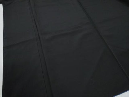 平和屋着物●男性 黒紋付 キングサイズ 洗える着物 CAAZ2974yc