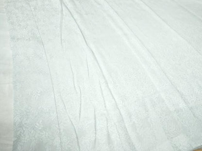 平和屋着物●長襦袢 無双仕立て 南天地紋 藍白色 さが美扱い 半衿刺繍 正絹 逸品 未使用 CAAZ3015yc