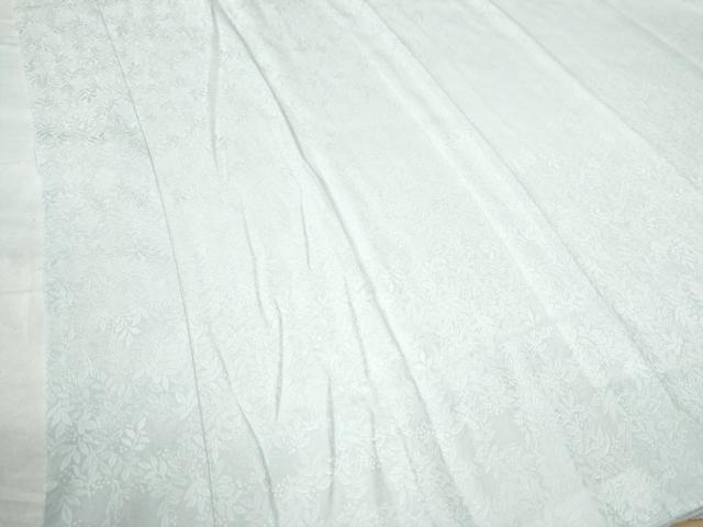 平和屋着物●長襦袢 無双仕立て 南天地紋 藍白色 さが美扱い 半衿刺繍 正絹 逸品 未使用 CAAZ3015yc