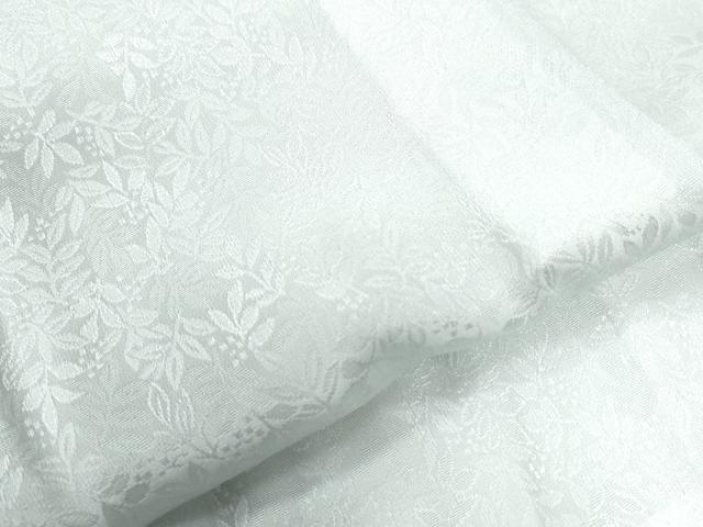 平和屋着物●長襦袢 無双仕立て 南天地紋 藍白色 さが美扱い 半衿刺繍 正絹 逸品 未使用 CAAZ3015yc