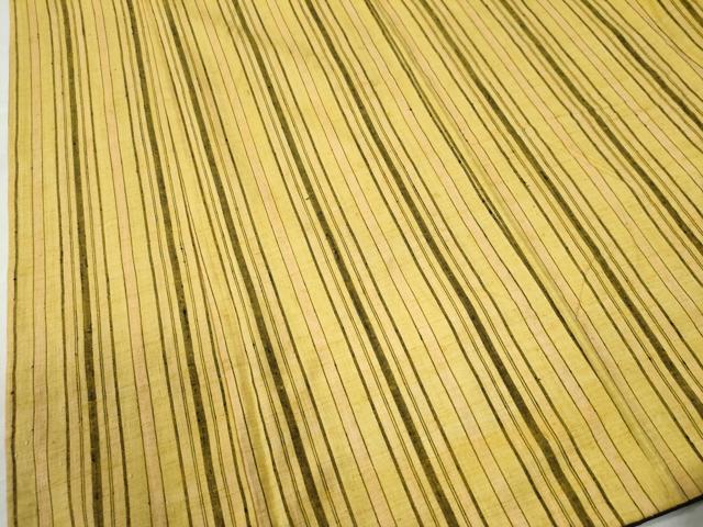 平和屋着物●上質な紬 間道 正絹 逸品 CAAZ3037yc