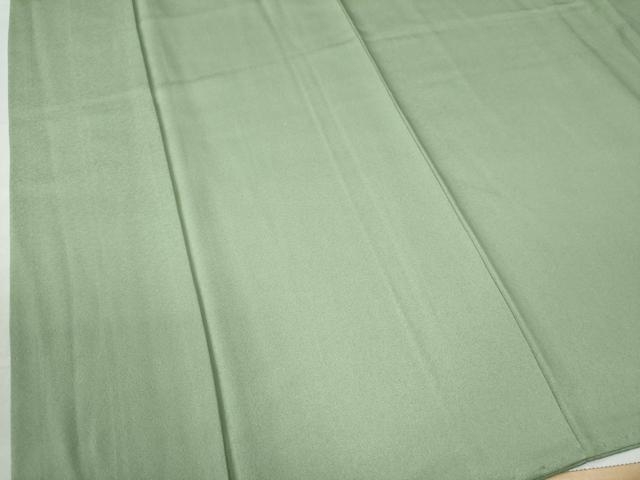 平和屋着物●上質な色無地 山葵色 正絹 逸品 CAAZ3068yc