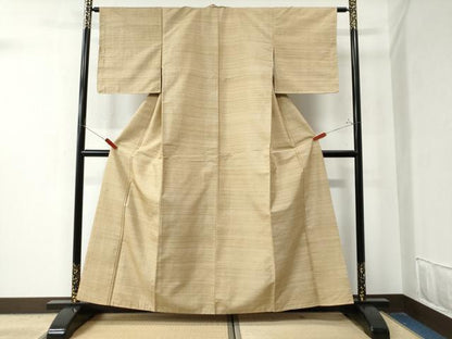 平和屋着物●上質な紬　霞文  　正絹　逸品　未使用　CAAZ3086yc