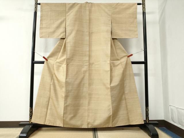 平和屋着物●上質な紬　霞文  　正絹　逸品　未使用　CAAZ3086yc