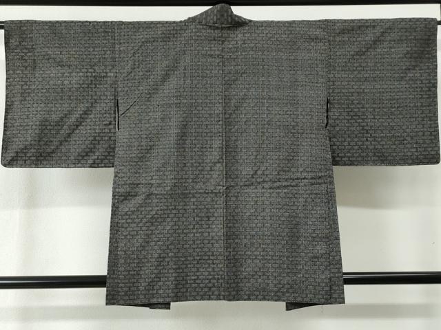 平和屋着物●本場大島紬 龍郷絣 秋名バラ アンサンブル 正絹 逸品 CAAZ3101yc