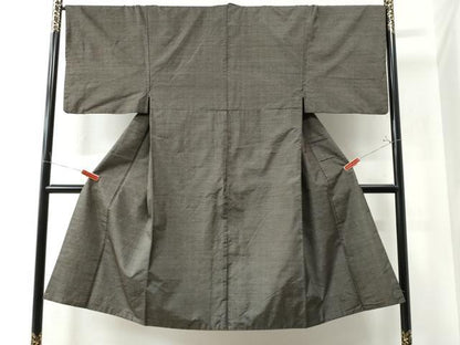 平和屋着物●男性　本場大島紬　80亀甲　総詰め　正絹　逸品　CAAZ3106yc