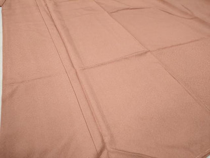平和屋着物●上質な色無地 退紅色 正絹 逸品 未使用 CAAZ3140yc