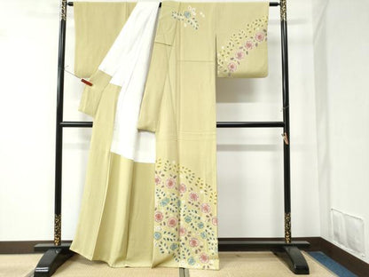 平和屋着物●染色工芸むつろ 訪問着 辻が花 絞り 正絹 逸品 CAAZ3207yc