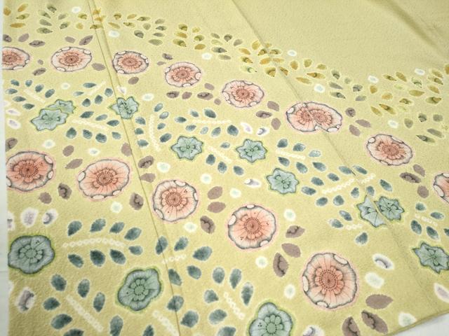 平和屋着物○染色工芸むつろ 訪問着 辻が花 絞り 正絹 逸品 CAAZ3207yc