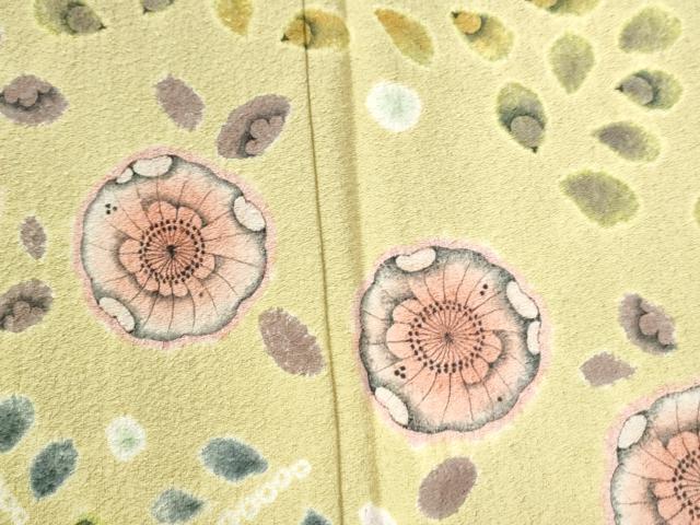 平和屋着物○染色工芸むつろ 訪問着 辻が花 絞り 正絹 逸品 CAAZ3207yc