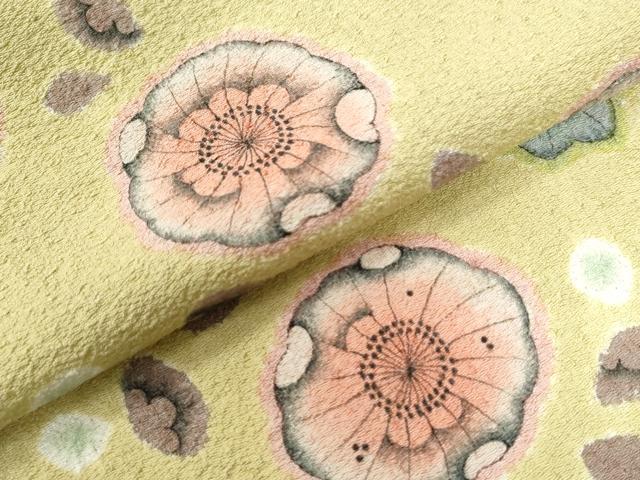 平和屋着物●染色工芸むつろ 訪問着 辻が花 絞り 正絹 逸品 CAAZ3207yc