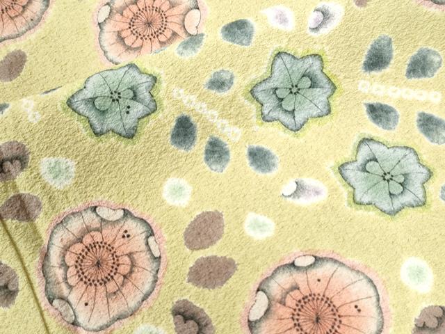 平和屋着物●染色工芸むつろ 訪問着 辻が花 絞り 正絹 逸品 CAAZ3207yc