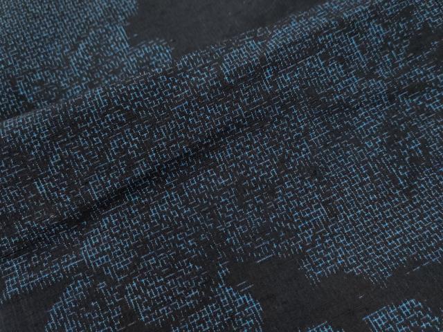平和屋着物●結城紬　草花文　正絹　逸品　未使用　CAAZ3218yc