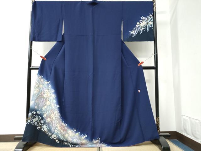 平和屋着物●越後十日町の一流染匠 桐屋・翠山工房 訪問着 辻が花 絞り 暈し染め 金彩 やまと誂製 正絹 逸品 CAAZ3233yc